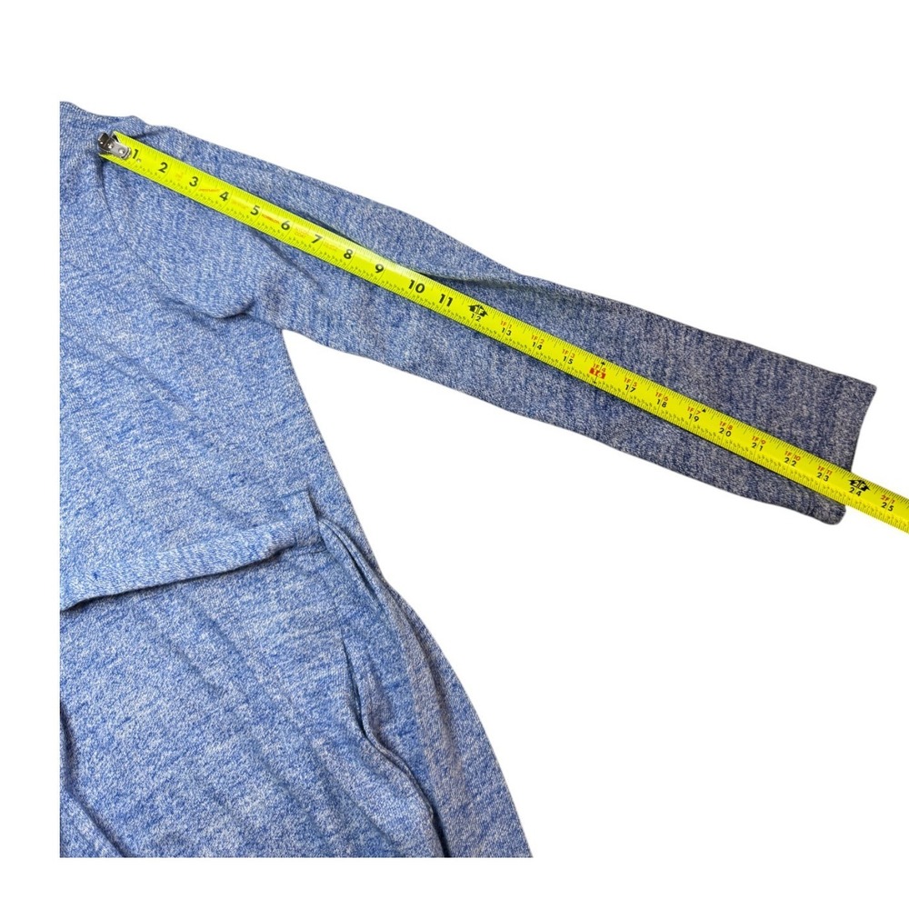 UGG Knit Cardigan Robe Blue Open Front with Belt‎ Cozy Loungewear Womens Size S - Picture 14 of 16